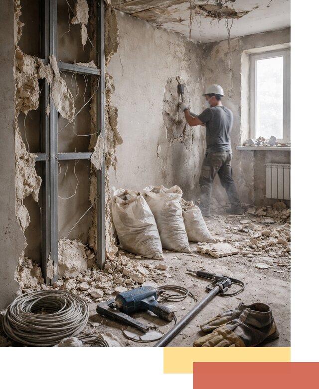 Профессиональный демонтаж зданий и конструкций в Клинцах