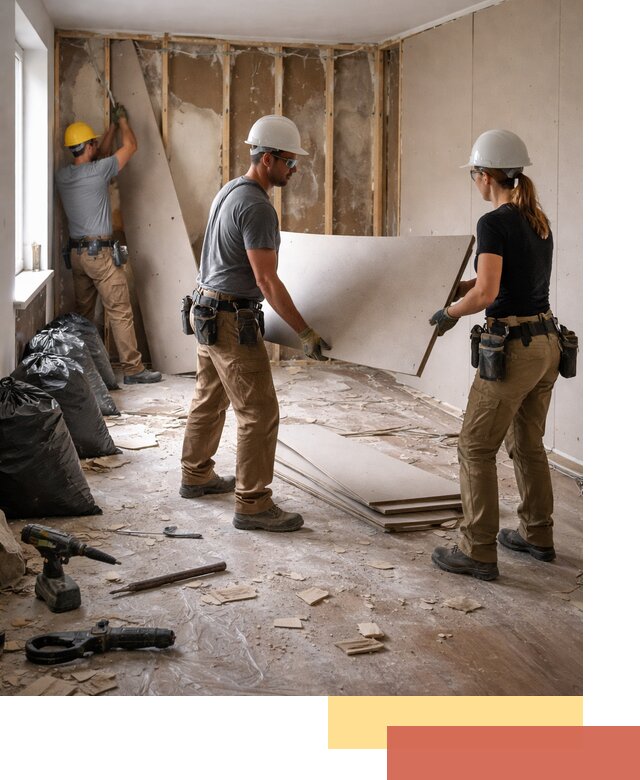 Демонтаж стеновых панелей в Клинцах быстро и аккуратно