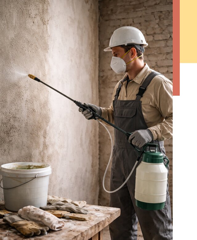 Антисептическая обработка стен в Клинцах от 1248 руб. — быстро и недорого | ОТДЕЛОЧНИК-Клы