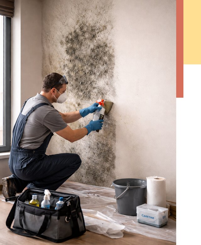 Удаление плесени со стен в Клинцах от 2235 руб. — быстро и недорого | ОТДЕЛОЧНИК-Клы