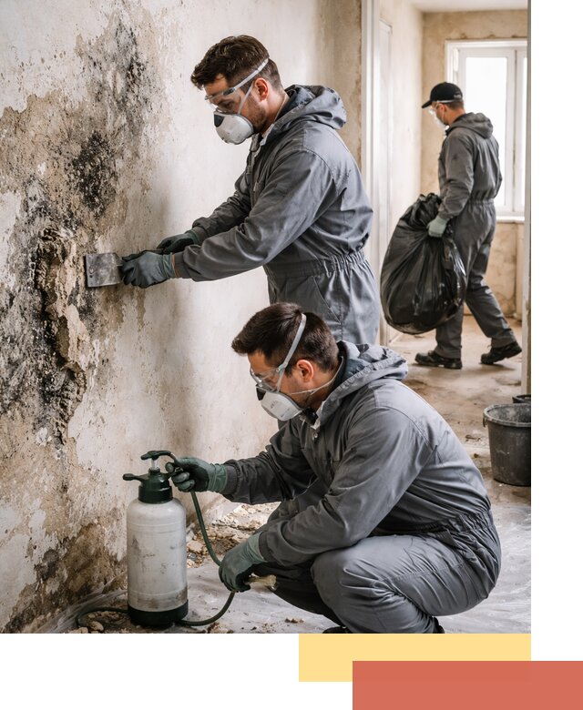 Удаление плесени со стен профессионально в Клинцах