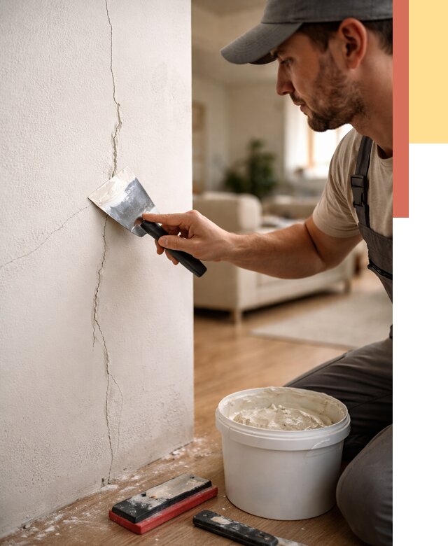 Заделка трещин и сколов в Клинцах от 2547 руб. — быстро и недорого | ОТДЕЛОЧНИК-Клы