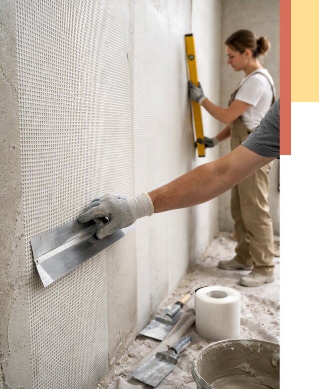 Армирование стен стеклосеткой в Клинцах от 3327 руб. под ключ | ОТДЕЛОЧНИК-Клы