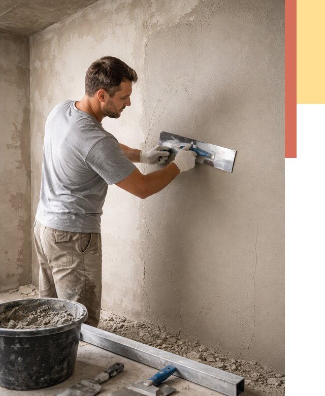 Штукатурка стен без маяков в Клинцах от 7485 руб/м2 — услуги и цена | ОТДЕЛОЧНИК-Клы