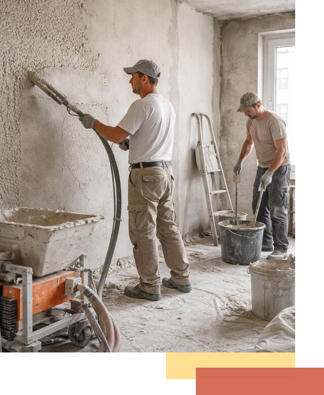 Машинная штукатурка стен в Клинцах — быстро и качественно