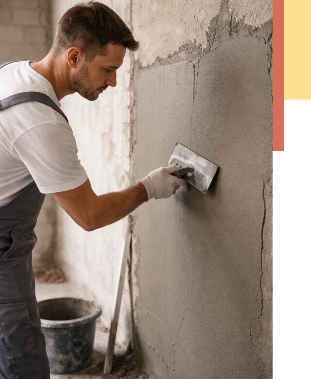 Штукатурка стен под плитку в Клинцах от 4366 руб./м2 — выравнивание под плитку | ОТДЕЛОЧНИК-Клы