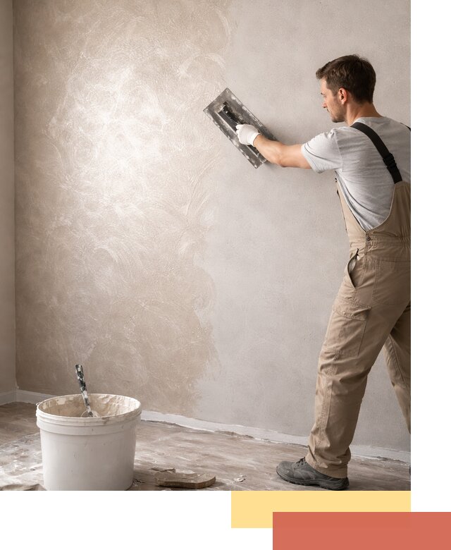 Декоративная штукатурка «Мокрый шелк» под ключ в Клинцах