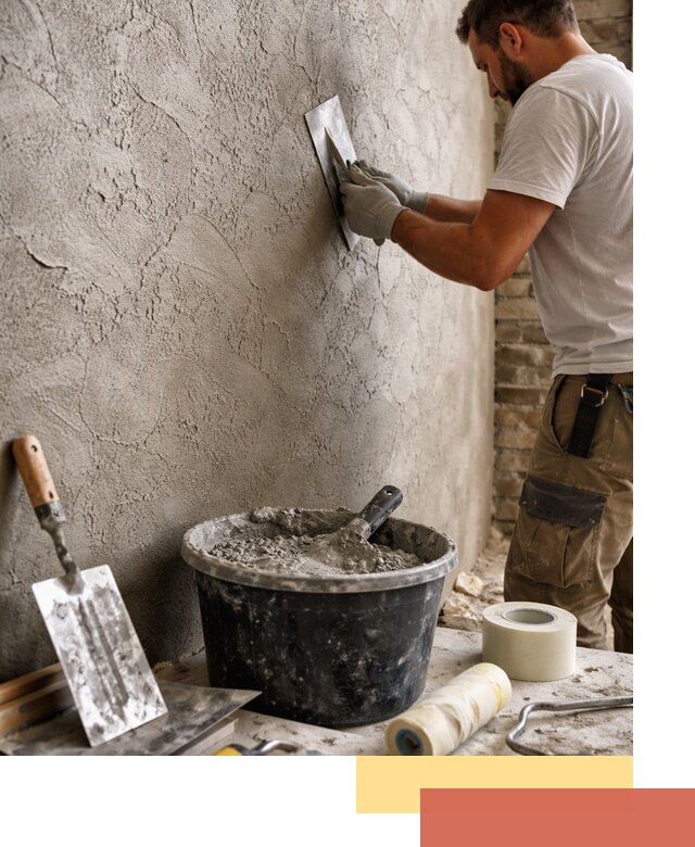 Декоративная штукатурка лофт в Клинцах — отделка стен и потолков