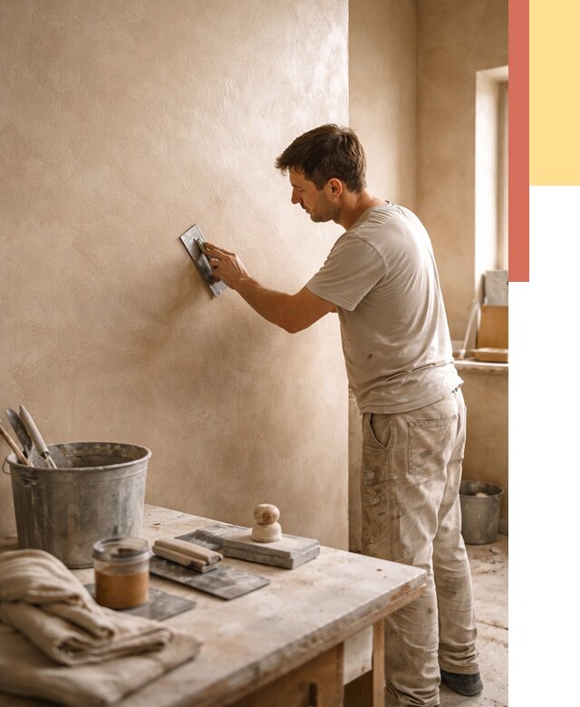 Марокканская штукатурка таделакт в Клинцах под ключ от 4366 руб. | ОТДЕЛОЧНИК-Клы
