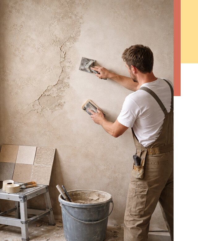 Ремонт декоративной штукатурки в Клинцах от 4678 руб. под ключ | ОТДЕЛОЧНИК-Клы