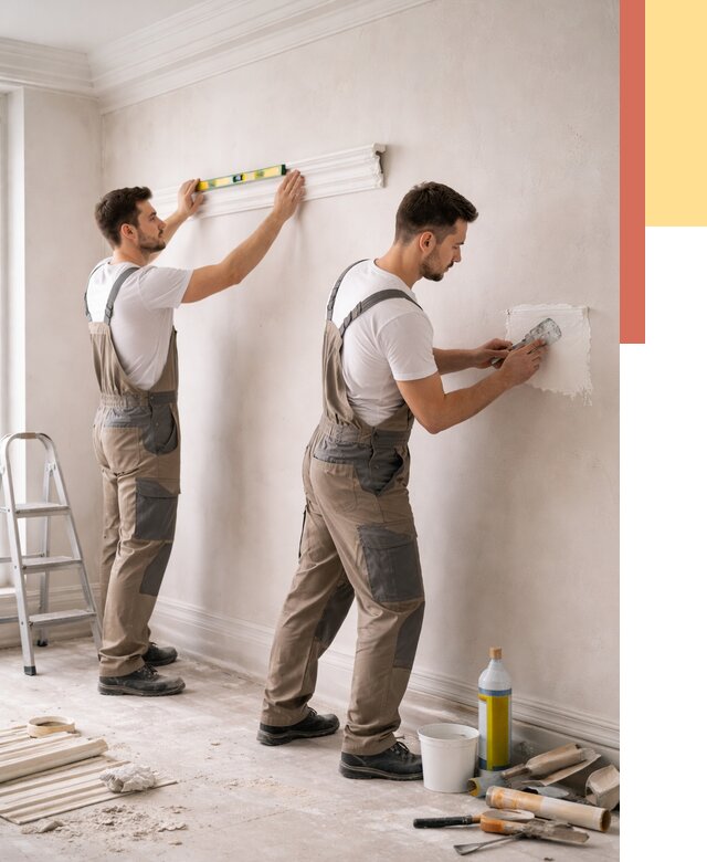 Монтаж лепнины на стены в Клинцах от 4678 руб. — недорого, быстро | ОТДЕЛОЧНИК-Клы