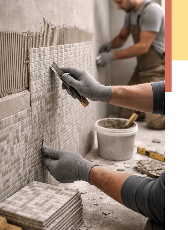 Облицовка стен мозаикой в Клинцах от 3327 руб/м2 — укладка мозаики на стены | ОТДЕЛОЧНИК-Клы