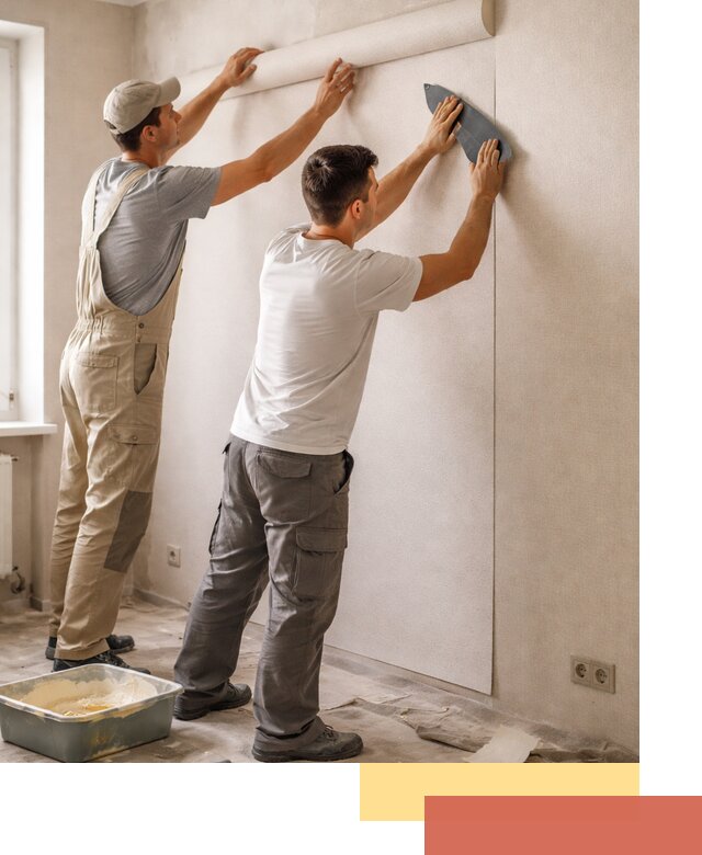 Поклейка виниловых обоев в Клинцах профессионально и качественно