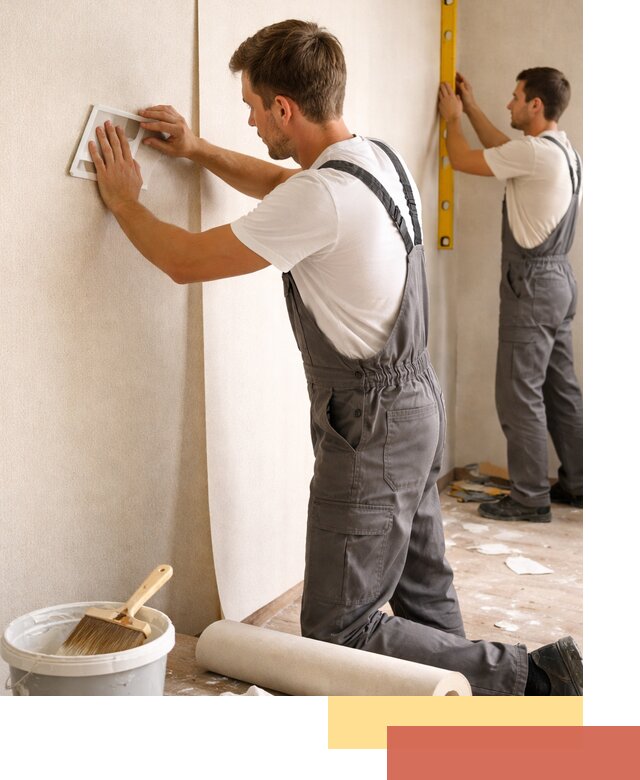 Поклейка бумажных обоев в Клинцах качественно и недорого