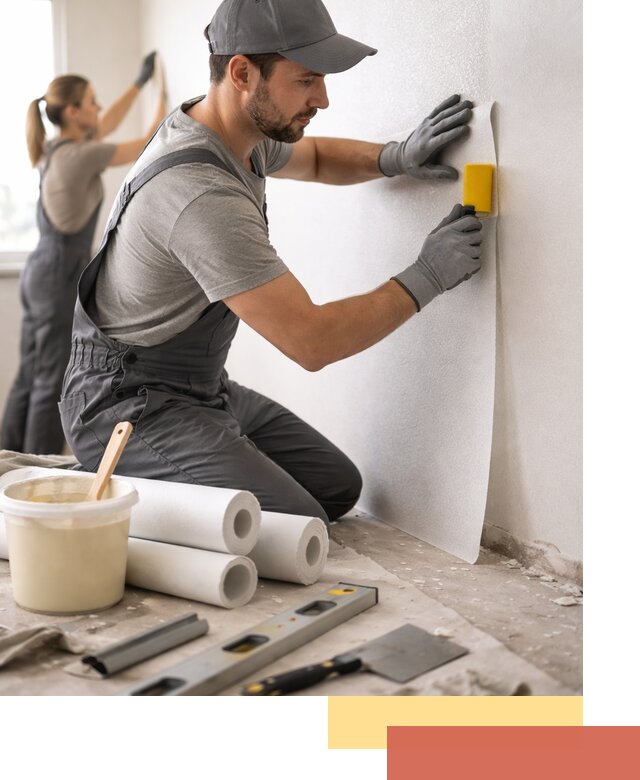 Поклейка стеклообоев профессионально в Клинцах