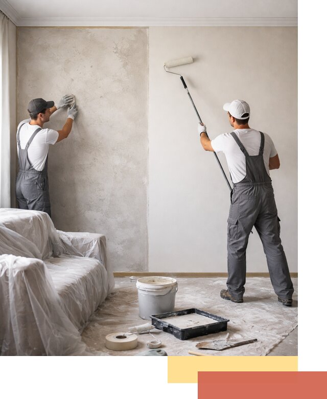 Покраска стен антивандальной краской в Клинцах