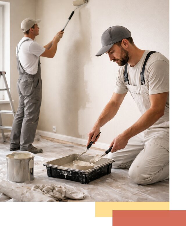 Покраска стен в квартире в Клинцах — профессионально и аккуратно