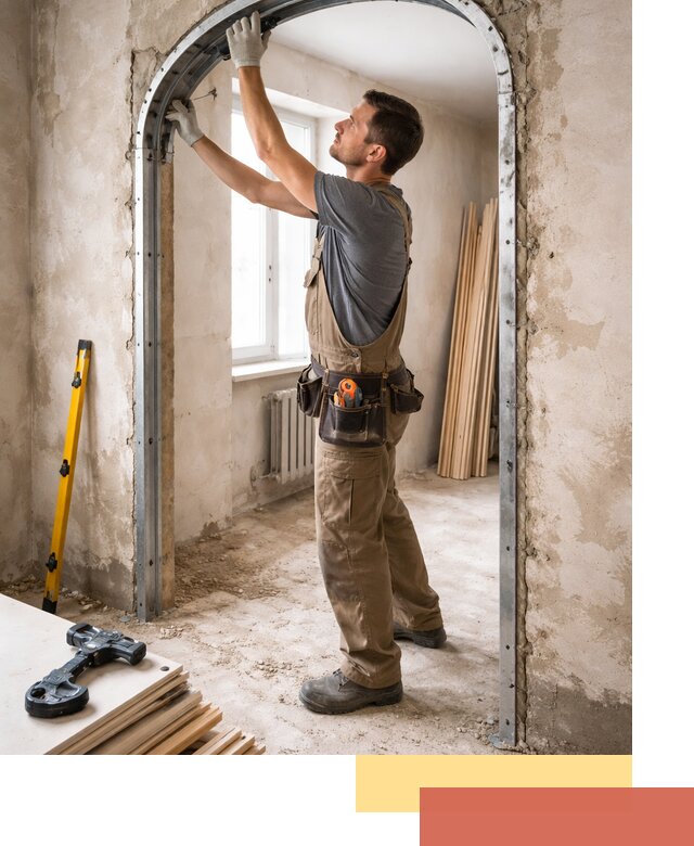 Устройство арочного проема в Клинцах под ключ