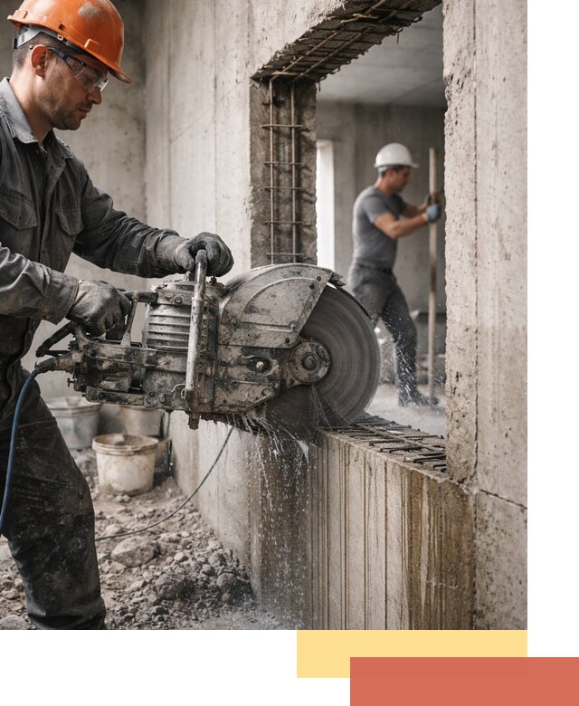 Алмазная резка проемов в Клинцах быстро и точно