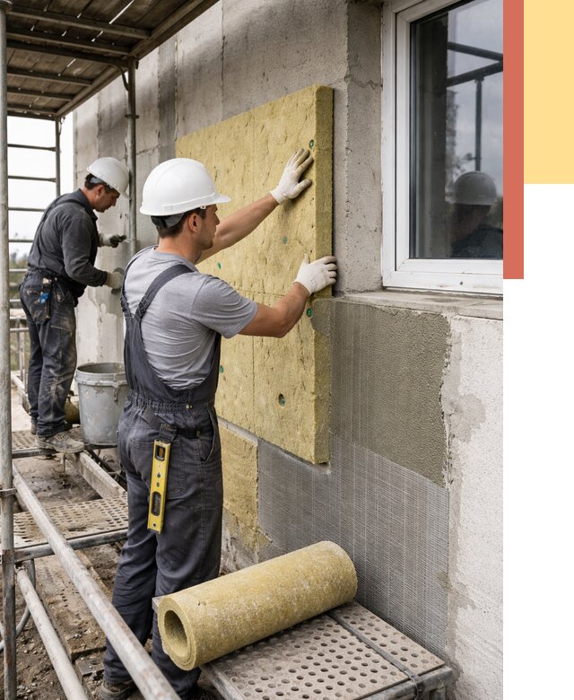 Утепление стен в Клинцах от 4470 руб. под ключ — быстро и недорого | ОТДЕЛОЧНИК-Клы