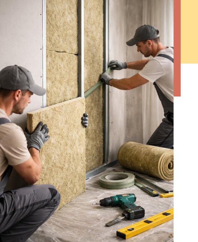 Шумоизоляция стен в Клинцах под ключ от 1923 руб. | ОТДЕЛОЧНИК-Клы