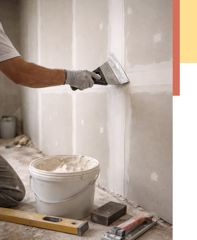 Шпаклевка перегородок из гипсокартона в Клинцах от 2599 руб. — услуги ОТДЕЛОЧНИК-Клы