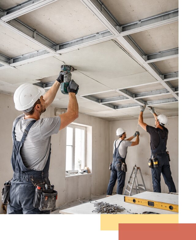 Кессонный потолок из гипсокартона под ключ в Клинцах