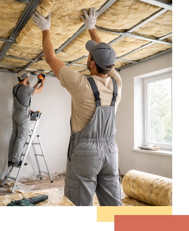 Утепление потолка под ключ в Клинцах качественно и быстро