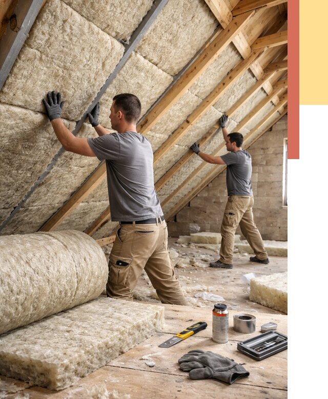 Утепление потолка минватой в Клинцах от 1507 руб. — быстро и недорого | ОТДЕЛОЧНИК-Клы